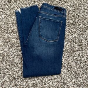 A&F Super Skinny High Rise Ankle Jean